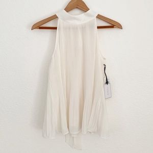 1. State Sleeveless Top in Ecru White - Small